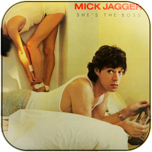 Mick Jagger Shes The Boss Album Cover Sticker Mick Jagger Shes The Boss Album Cover Sticker