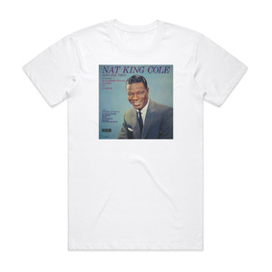 Nat King Cole Nat King Cole Album Cover T-Shirt White