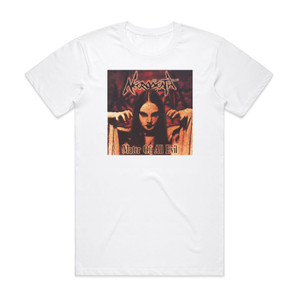 Necrodeath Mater Of All Evil Album Cover T-Shirt White