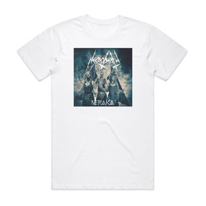 Necrodeath Neraka Album Cover T-Shirt White Necrodeath Neraka Album Cover T-Shirt White