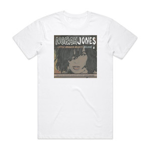 Norah Jones Little Broken Hearts 1 Album Cover T-Shirt White Norah Jones Little Broken Hearts 1 Album Cover T-Shirt White