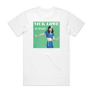 Nick Lowe The Old Magic Album Cover T-Shirt White Nick Lowe The Old Magic Album Cover T-Shirt White