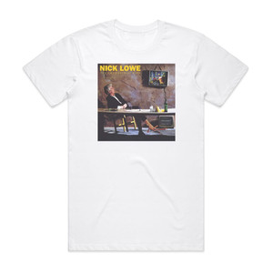 Nick Lowe The Impossible Bird Album Cover T-Shirt White Nick Lowe The Impossible Bird Album Cover T-Shirt White