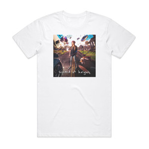 Nova Rockafeller Scared Of Heights Album Cover T-Shirt White Nova Rockafeller Scared Of Heights Album Cover T-Shirt White
