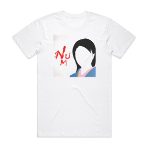 NUMBER GIRL Num Heavymetallic 1 Album Cover T-Shirt White