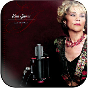 Etta James All The Way Album Cover Sticker Etta James All The Way Album Cover Sticker