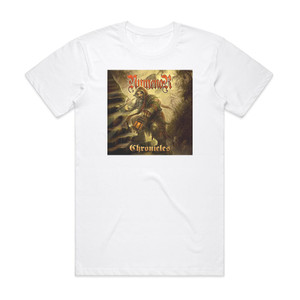 Numenor Chronicles From The Realms Beyond Album Cover T-Shirt White Numenor Chronicles From The Realms Beyond Album Cover T-Shirt White