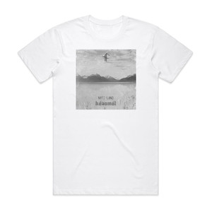 Nytt Land Hvaml Album Cover T-Shirt White Nytt Land Hvaml Album Cover T-Shirt White