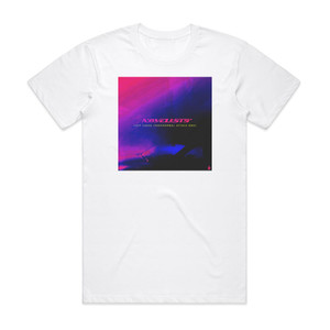 Novelists Lost Cause Paranormal Attack Remix Album Cover T-Shirt White Novelists Lost Cause Paranormal Attack Remix Album Cover T-Shirt White