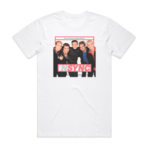 NSYNC Merry Christmas Happy Holidays Album Cover T-Shirt White NSYNC Merry Christmas Happy Holidays Album Cover T-Shirt White