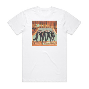 NSYNC No Strings Attached Album Cover T-Shirt White NSYNC No Strings Attached Album Cover T-Shirt White