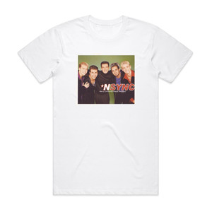 NSYNC Merry Christmas Happy Holidays 1 Album Cover T-Shirt White NSYNC Merry Christmas Happy Holidays 1 Album Cover T-Shirt White