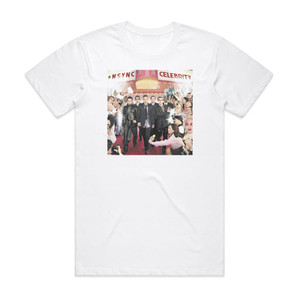 NSYNC Celebrity Album Cover T-Shirt White NSYNC Celebrity Album Cover T-Shirt White