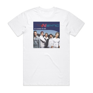NSYNC Its Gonna Be Me Album Cover T-Shirt White NSYNC Its Gonna Be Me Album Cover T-Shirt White