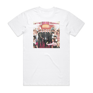 NSYNC Celebrity 1 Album Cover T-Shirt White NSYNC Celebrity 1 Album Cover T-Shirt White
