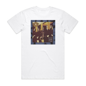 Night Ranger New York Time Album Cover T-Shirt White Night Ranger New York Time Album Cover T-Shirt White