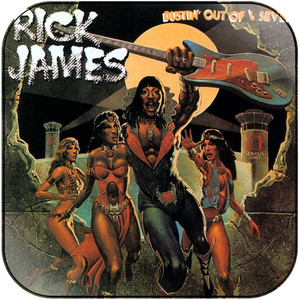 Rick James Bustin Out Of L Seven Album Cover Sticker Rick James Bustin Out Of L Seven Album Cover Sticker