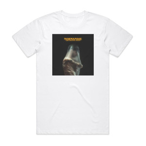Normandie Dark Beautiful Secrets Album Cover T-Shirt White Normandie Dark Beautiful Secrets Album Cover T-Shirt White