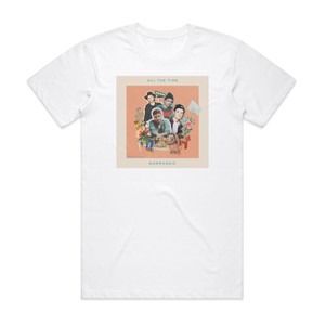 Normandie All The Time Album Cover T-Shirt White Normandie All The Time Album Cover T-Shirt White