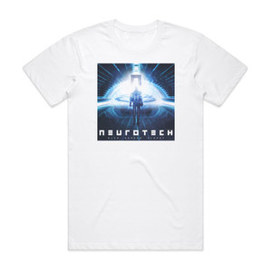Neurotech Blue Screen Planet Album Cover T-Shirt White Neurotech Blue Screen Planet Album Cover T-Shirt White