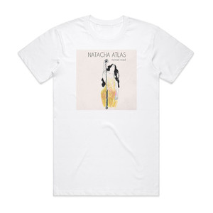 Natacha Atlas Myriad Road Album Cover T-Shirt White Natacha Atlas Myriad Road Album Cover T-Shirt White