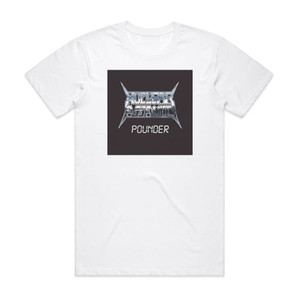 Nuclear Assault Pounder 1 Album Cover T-Shirt White