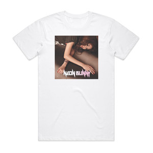 Neon Bunny Happy Ending Album Cover T-Shirt White Neon Bunny Happy Ending Album Cover T-Shirt White