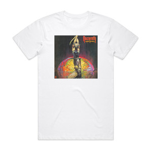 Nazareth Expect No Mercy Album Cover T-Shirt White Nazareth Expect No Mercy Album Cover T-Shirt White