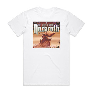 Nazareth The Very Best Of Nazareth Album Cover T-Shirt White Nazareth The Very Best Of Nazareth Album Cover T-Shirt White