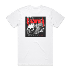 Nazareth Tattooed On My Brain Album Cover T-Shirt White Nazareth Tattooed On My Brain Album Cover T-Shirt White