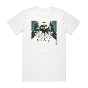 New Years Day Victim To Villain Album Cover T-Shirt White