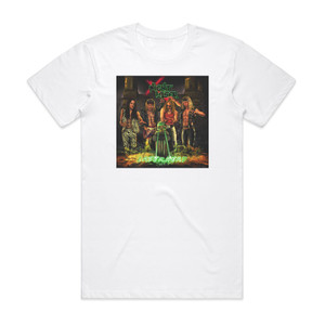 Night Laser Laserhead Album Cover T-Shirt White Night Laser Laserhead Album Cover T-Shirt White