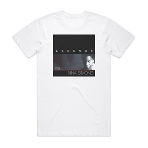 Nina Simone Legends 1 Album Cover T-Shirt White