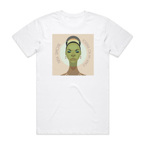 Nina Simone Fodder On My Wings Album Cover T-Shirt White