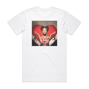 Noisettes Wild Young Hearts Album Cover T-Shirt White Noisettes Wild Young Hearts Album Cover T-Shirt White