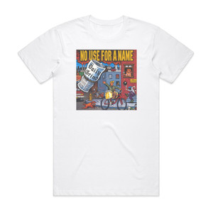 No Use for a Name The Daily Grind Album Cover T-Shirt White