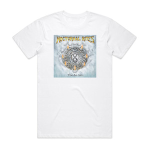 Nocturnal Rites The 8Th Sin Album Cover T-Shirt White Nocturnal Rites The 8Th Sin Album Cover T-Shirt White