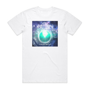 Northern Flame Twisted Reality Album Cover T-Shirt White Northern Flame Twisted Reality Album Cover T-Shirt White