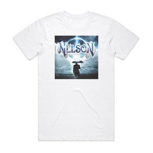 Nelson Lightning Strikes Twice Album Cover T-Shirt White