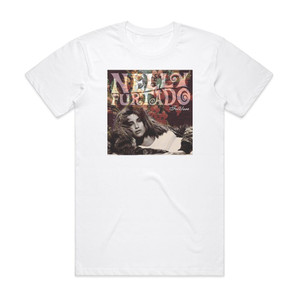 Nelly Furtado Folklore Album Cover T-Shirt White Nelly Furtado Folklore Album Cover T-Shirt White