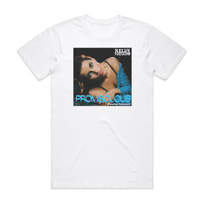 Nelly Furtado Promiscuous Album Cover T-Shirt White Nelly Furtado Promiscuous Album Cover T-Shirt White