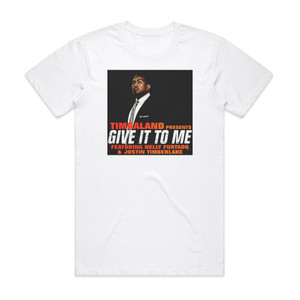 Nelly Furtado Give It To Me Album Cover T-Shirt White Nelly Furtado Give It To Me Album Cover T-Shirt White