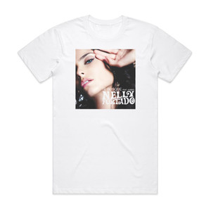 Nelly Furtado Te Busqu Album Cover T-Shirt White Nelly Furtado Te Busqu Album Cover T-Shirt White