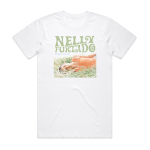 Nelly Furtado Whoa Nelly Album Cover T-Shirt White
