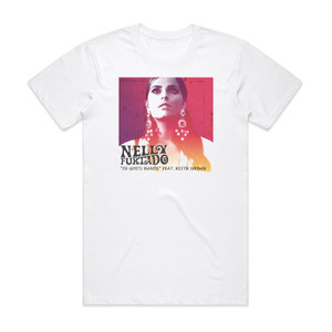 Nelly Furtado In Gods Hands 2 Album Cover T-Shirt White Nelly Furtado In Gods Hands 2 Album Cover T-Shirt White