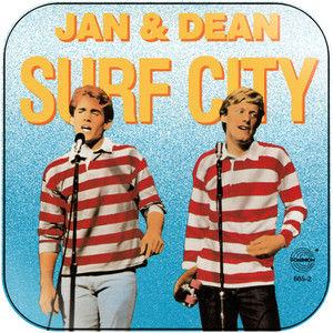 Jan and Dean Surf City-2 Album Cover Sticker