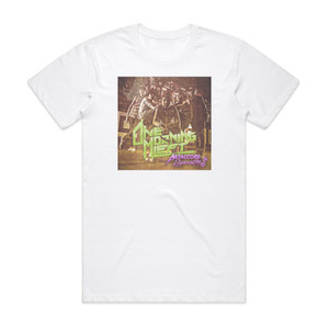 One Morning Left Metalcore Superstars Album Cover T-Shirt White One Morning Left Metalcore Superstars Album Cover T-Shirt White
