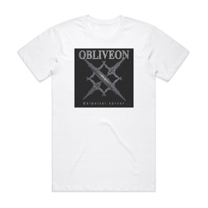 Obliveon Whimsical Uproar Album Cover T-Shirt White Obliveon Whimsical Uproar Album Cover T-Shirt White