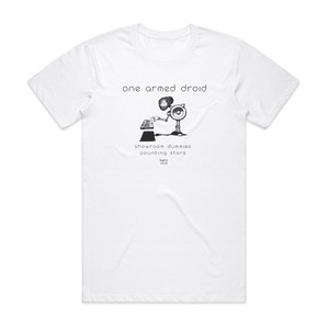 One Armed Droid Showroom Dummies Album Cover T-Shirt White One Armed Droid Showroom Dummies Album Cover T-Shirt White