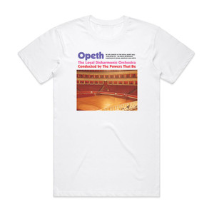 Opeth In Live Concert At The Royal Albert Hall Album Cover T-Shirt White Opeth In Live Concert At The Royal Albert Hall Album Cover T-Shirt White